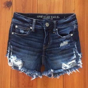 American Eagle Outfitters denim cutoff shorts